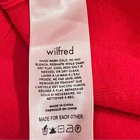 Aritzia Wilfred- V-Neck Tank with Front Bow Detail. Size: small - Picture 6 of 6